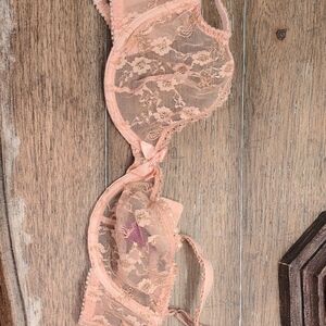 Agent Provocateur Pink Lace Underwire Bra